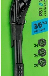 Ursus KSA R 81 Wave Rear - Achterstandaard 18 Mm Smal - Voor Montage Aan Het Frame - Zwart