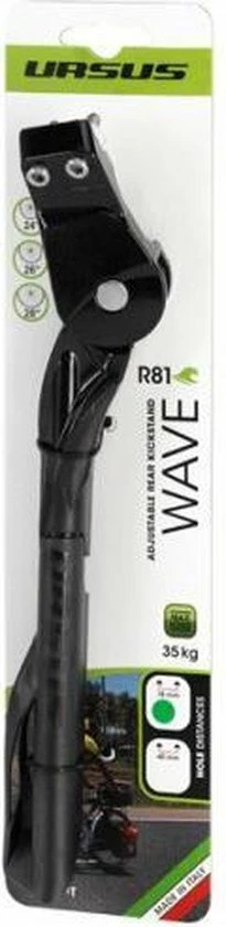 Ursus KSA R 81 Wave Rear - Achterstandaard 18 Mm Smal - Voor Montage Aan Het Frame - Zwart 7 Ursus KSA R 81 Wave Rear - Achterstandaard 18 Mm Smal - Voor Montage Aan Het Frame - Zwart - Afbeelding 7