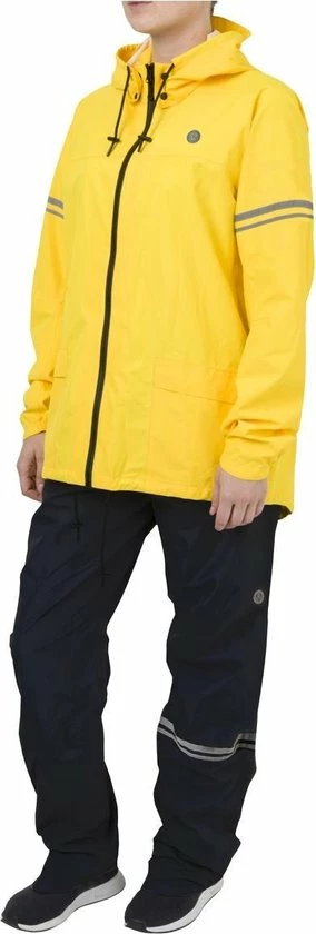 AGU Original Regenpak Essential - Geel/Zwart - S - Dames & Heren - Waterdicht & Ademend 9 AGU Original Regenpak Essential - Geel/Zwart - S - Dames & Heren - Waterdicht & Ademend - Afbeelding 9