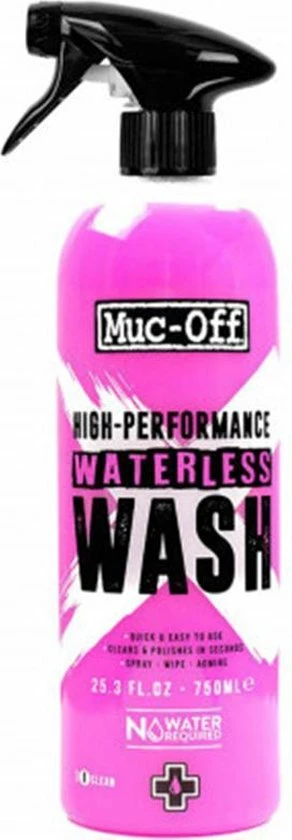 Muc-Off High Performance Waterless Wash Motor Fiets Poetsmiddel 750ml 1 Muc-Off High Performance Waterless Wash Motor Fiets Poetsmiddel 750ml