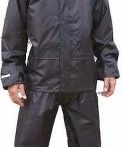 Result Zwart All Weather Regenpak Voor Volwassenen M (40/50)