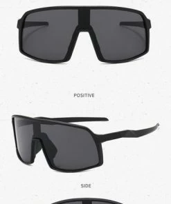 Garpex? Garpex Fietsbril - Sportbril - Polaroid Zonnebril - Zonnebril - Racefiets - Mountainbike - Motor - Zwart Frame Groene Lens -Bobike SHOP 373x840