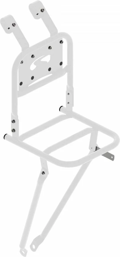 Steco Transport Comfort Voordrager Voor Fietsen Volwassenen - Wit 5 Steco Transport Comfort Voordrager Voor Fietsen Volwassenen - Wit - Afbeelding 5