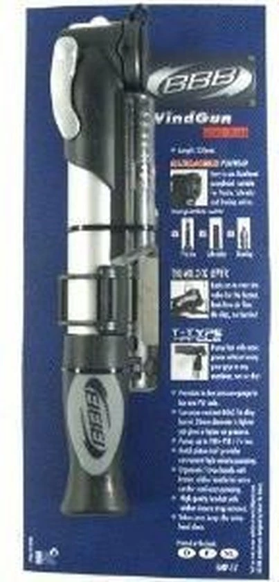 BBB BSO BMP-17 Minipomp WindGun S Alu 230mm 1 BBB BSO BMP-17 Minipomp WindGun S Alu 230mm