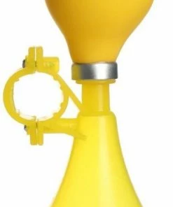 WiseGoods Luchthoorn Voor Fiets - Toeter - Fietsbel Kinderfiets - Air Horn Fietsbel - Fietsen - Fiets Accessoires Kinderen - Geel