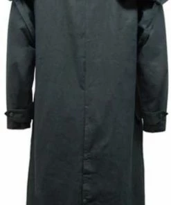 JC Blue Zwarte Regenjas - Lange Wax Regenjas Heren - Maat L -Bobike SHOP 434x840 1