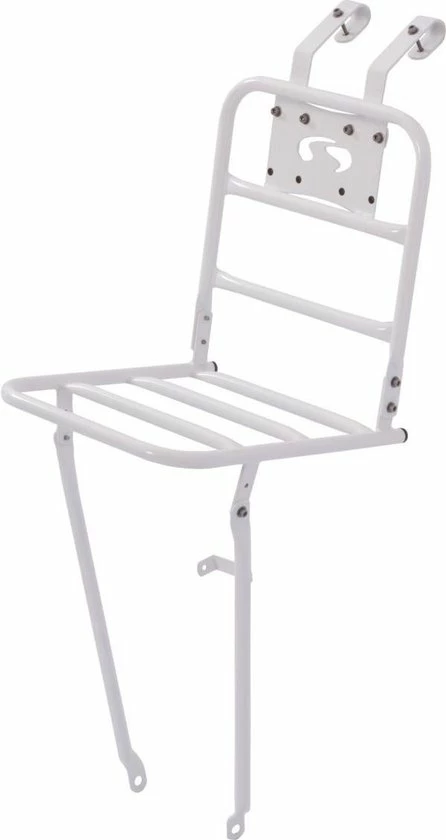 Steco Transport Comfort Voordrager Voor Fietsen Volwassenen - Wit 1 Steco Transport Comfort Voordrager Voor Fietsen Volwassenen - Wit