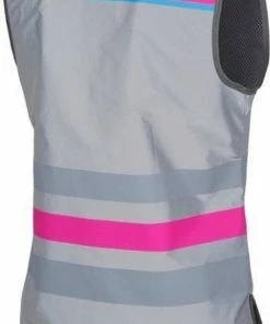 Wowow Veiligheidshesje Lucy Fr Polyester/mesh Grijs/roze Maat L -Bobike SHOP 453x840