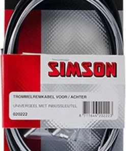 Simson Trommelremkabelset Universeel Zwart -Bobike SHOP 458x840 1