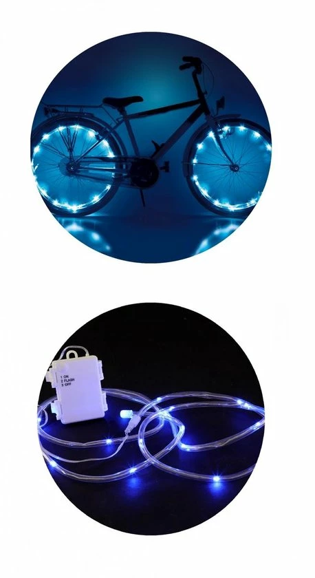 Toi-Toys Verlichtingsset Fiets Led - Licht Snoer - 3 Meter 1 Toi-Toys Verlichtingsset Fiets Led - Licht Snoer - 3 Meter