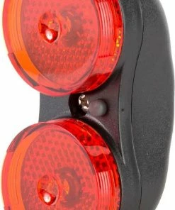Ikzi Light Achterlicht Dobbel Led Spatbord Rood/zwart