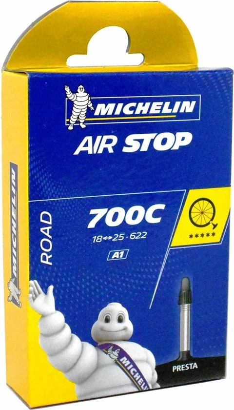 Michelin Airstop A1 - Binnenband - Presta Ventiel SV - 40 Mm - 18/23-622 1 Michelin Airstop A1 - Binnenband - Presta Ventiel SV - 40 Mm - 18/23-622