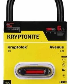 Kryptonite Avenue / R20 Beugelslot Set LED USB - Zwart/Grijs -Bobike SHOP 482x840 1