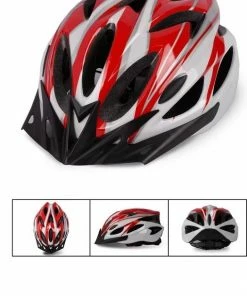 VFLY Fietshelm - Helmet Scooter - Elektrische Fiets - Skateboard - Heren/Dames/Kinderen Maat M 54-58CM - Rood/Wit -Bobike SHOP 509x840 2
