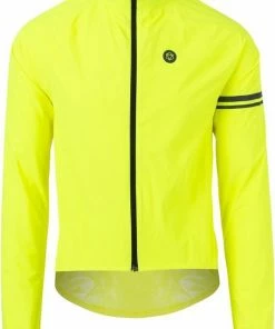 AGU Fiets Regenjack Essential Heren - Geel - L