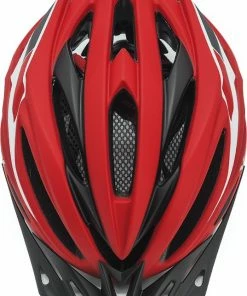 Pro Sport Lights Fietshelm Dames/Heren - One Size - Met LED Verlichting - Rood