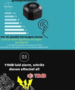 Titan Fietsalarm (2022 Model ) - Fietsalarm - Fietsslot Met Alarm - Alarm Met Afstandsbediening -Bobike SHOP 546x840 1