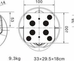 VINZ Everest Muuranker ART 4 / Wandanker / Vloeranker / Wandhaak / Muurhaak / Muurbeugel - Oranje -Bobike SHOP 550x205 1