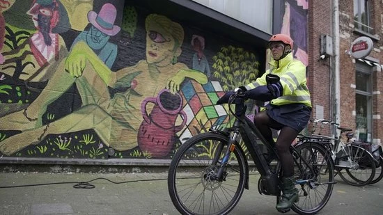 HATSOME Verwarmde Fietswanten (Sport) Neon Orange 5 HATSOME Verwarmde Fietswanten (Sport) Neon Orange - Afbeelding 5