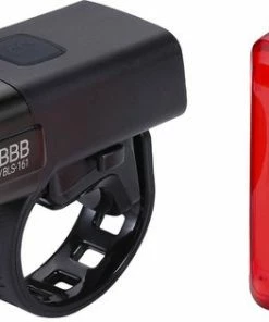 BBB Cycling NanoStrike & Signal 2.0 Fietsverlichting Set - Koplamp Fiets 600 Lumen - Achterlicht 50 Lumen - USB Oplaadbaar