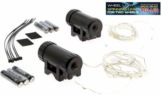 Ikzi Light Wielverlichting IKZI Voor 2 Wielen - Rode Leds 8 Ikzi Light Wielverlichting IKZI Voor 2 Wielen - Rode Leds - Afbeelding 8
