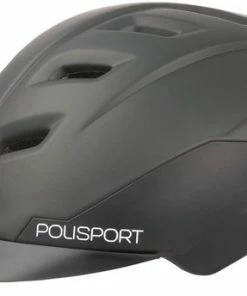 Polisport E'City Fietshelm Ebike - Maat M (54-59cm) - Zwart