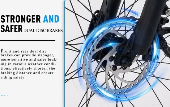 HITWAY 26" Elektrische Mountainbike, 48V/7,5Ah/250W Krachtige E-bike, 35-70KM Elektrische Fietsen Voor Volwassenen 7 HITWAY 26" Elektrische Mountainbike, 48V/7,5Ah/250W Krachtige E-bike, 35-70KM Elektrische Fietsen Voor Volwassenen - Afbeelding 7