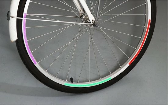 Merkloos Reflecterend - Waterdicht - Fiets - Lopend - Eenvoudig Te Beplakken - Kleur Zilver (ook Groen En Oranje) 2 Merkloos Reflecterend - Waterdicht - Fiets - Lopend - Eenvoudig Te Beplakken - Kleur Zilver (ook Groen En Oranje) - Afbeelding 2