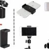 Mobiele Telefoon Houder Statief Telefoonhouder - Universele Telefoonhouder Voor Statief + 360 Draaigreep HiCHiCO