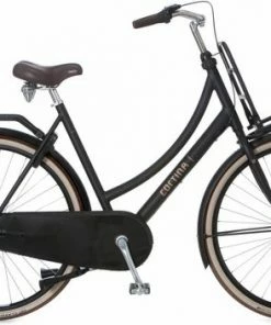 Cortina U4 - Stadsfiets - D50 - Jet Black Matt - R3