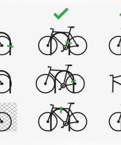 Luxe Walfort Veilige Fietsslot Van Hard Metaal Inclusief 2 Sleutels - Zwart - Kettingslot -Bobike SHOP 550x357 3