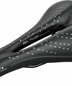 Selle Italia Sport Gel Flow S2 Fietszadel - Stalen Rails - Zwart -Bobike SHOP 550x358 1