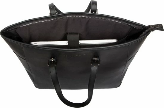 Cortina Milan Handbag PU-leather Enkele Fietstas - 23 Liter - Zwart 8 Cortina Milan Handbag PU-leather Enkele Fietstas - 23 Liter - Zwart - Afbeelding 8