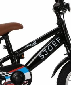 SJOEF Race Jongensfiets 12 Inch - Zwart -Bobike SHOP 550x366 153