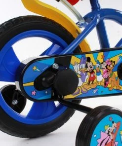 Volare Disney Mickey Kinderfiets - Jongens En Meiden - 12 Inch - Rood Blauw - Doortrapsysteem -Bobike SHOP 550x366 166