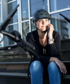 Polisport E'City Fietshelm Ebike - Maat M (54-59cm) - Zwart -Bobike SHOP 550x366 173