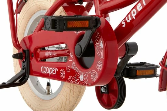 Supersuper Cooper - Kinderfiets - Meisjesfiets - 12 Inch - Rood 5 Supersuper Cooper - Kinderfiets - Meisjesfiets - 12 Inch - Rood - Afbeelding 5