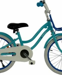 2Cycle Lady Meisjesfiets - 18 Inch - Voordrager - Blauw - Meisjesfiets -Bobike SHOP 550x381