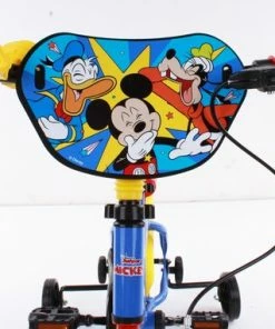 Volare Disney Mickey Kinderfiets - Jongens En Meiden - 12 Inch - Rood Blauw - Doortrapsysteem -Bobike SHOP 550x381 7