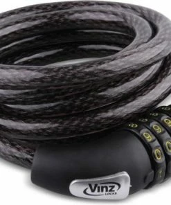 VINZ Kunyang Combinatie Kettingslot 100 Cm X 12 Mm / Fietsslot / Cijferslot / Cijfercombinatieslot / Slot Met Code 1 Meter -Bobike SHOP 550x383