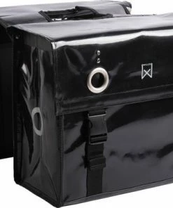 Willex Dubbele Krantentas 52 Liter - Zwart