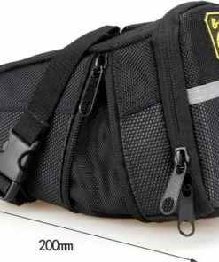 Voltano Zadeltas - Zwart - Uitbreidbaar - Waterdicht - 2.04 Liter -Bobike SHOP 550x388 5