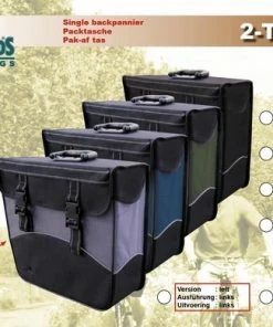 Greenlands - Pakaf Tas - Fietstas - Reflecterende Bies - 17 Liter - Voorgevormd - Rechts - Zwart -Bobike SHOP 550x389 3