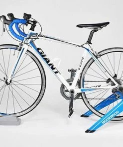 Merkloos Decopatent Fietstrainer - Rollenbank Fiets 26-28 Inch Of 700C Wielen - Hometrainer - Racefiets - Mountainbike - Aluminium - Blauw -Bobike SHOP 550x389 5