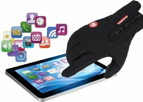 Merkloos Fietshandschoenen Unisex - Zwart - Maat XL 4 Merkloos Fietshandschoenen Unisex - Zwart - Maat XL - Afbeelding 4