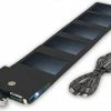 Sunslice Solar Draagbare Powerbank Met Zonnepanelen, SunPower Technologie, Handig Om GMS's Op Te Laden, Licht Voor O.a. Lange Trektochten, Zakformaat, Compatibel Met IPhone, Samsung, Huawei, Zwart
