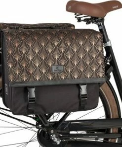 Fastrider Nara Dubbele Fietstas Trend - Zwart - 33L - Waterafstotend - Makkelijke Montage - Ruime Inhoud - Reflecterende Zijkanten -Bobike SHOP 550x405 6