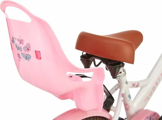 Supersuper Little Miss - Kinderfiets - Meisjesfiets - 14 Inch - Wit 6 Supersuper Little Miss - Kinderfiets - Meisjesfiets - 14 Inch - Wit - Afbeelding 6