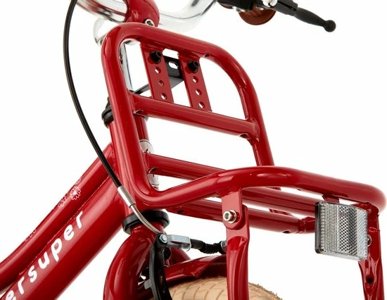 Supersuper Cooper - Kinderfiets - Meisjesfiets - 12 Inch - Rood 7 Supersuper Cooper - Kinderfiets - Meisjesfiets - 12 Inch - Rood - Afbeelding 7