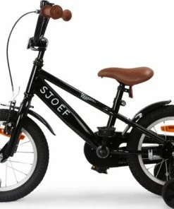 SJOEF Race Jongensfiets 14 Inch - Zwart 18 SJOEF Race Jongensfiets 14 Inch - Zwart -Bobike SHOP 550x431 4
